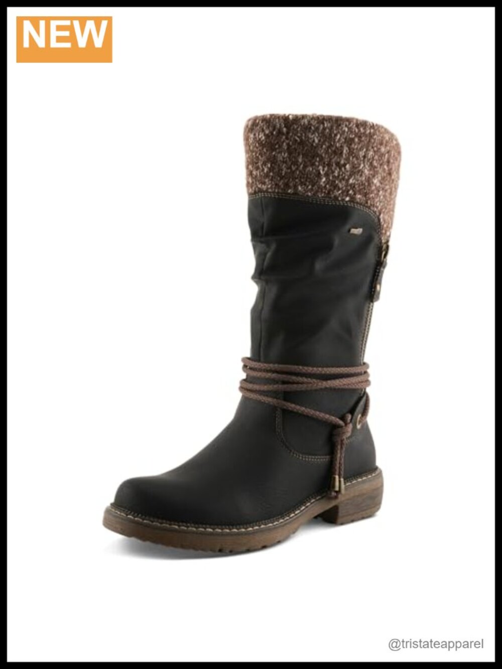 Spring Step Women's Mid-Calf Chukka Boots with Zipper Closure and Faux Fur